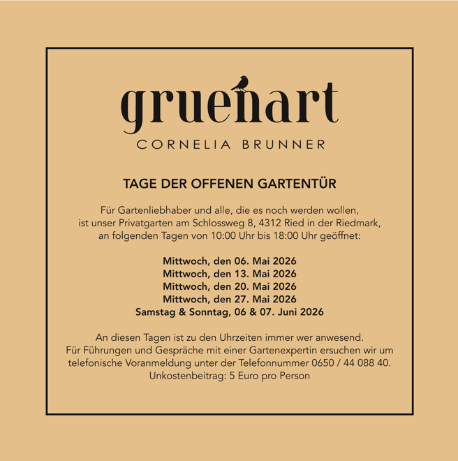 gruenArt Schriftzug